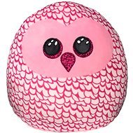 Ty Squish-a-Boos Pinky, 30cm - Pink Owl - Soft Toy