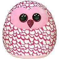 Ty Squish-a-Boos Pinky, 22cm - Pink Owl - Soft Toy