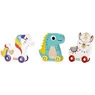 Little Tikes Wooden Critters Wooden racer, 3 types (Wearable position) - Push and Pull Toy
