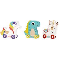 Little Tikes Wooden Critters Holzspielzeug Racer - 3 Arten (Auswahl) - Nachziehspielzeug