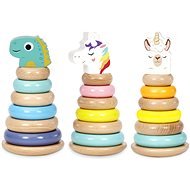 Little Tikes Wooden Critters Wooden Tower, 3 Types (CARRIER ITEM) - Wooden Toy