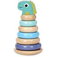 Little Tikes Wooden Critters Drevená veža – Dinosaurus - Navliekacia hračka