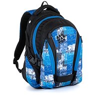 Student Backpack Bagmaster Bag 21 A Blue/Black - School Backpack