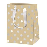 Vánoční dárková taška 16x22x8 Pure glam - Dárková taška