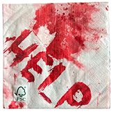 Halloween Napkins Bloody Fingerprints 20 pcs - Paper Napkins
