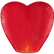 Lucky lantern - greeting - red heart - wedding / valentine - Chinese Lantern