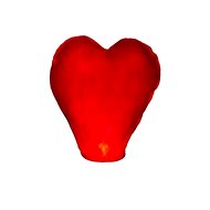 Lucky lantern - red heart - 10pcs/package - Chinese Lantern