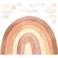 Kopko samolepka na zeď duha - beige - Samolepicí dekorace