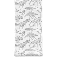 Kopko tapeta dinosauři - white - Tapeta na zeď