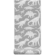 Kopko tapeta dinosauři - grey - Tapeta na zeď
