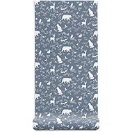 Kopko tapeta les - blue - Tapeta na zeď