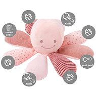 NATTOU Octopus 8 activities Lapidou pink - Soft Toy