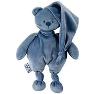 Nattou Teddy Bear Toy Lapidou 100% Recycled Dark Blue 36cm - Soft Toy