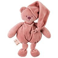 Nattou Teddy Bear Toy Lapidou 100% Recycled Old Pink 36cm - Soft Toy