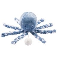 Nattou First Playing Toy for Babies Octopus PIU PIU Lapidou Blue Infinity / Light Blue 0m + - Soft Toy
