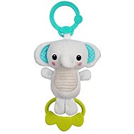 Bright Starts Toy with Melody on C Ring Tug Tunes Elephant 0 m+ - Pushchair Toy