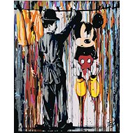 Painting by numbers - Mickey Mouse, 40x50 cm, without frame and without switching off the canvas - Painting by Numbers