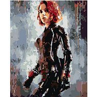 Painting by numbers - Avengers Black Widow II, 80x100 cm, off canvas on frame - Painting by Numbers