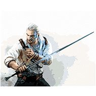 Painting by Numbers - Fighting Witcher, 100x80 cm, without frame and without canvas switching off - Painting by Numbers