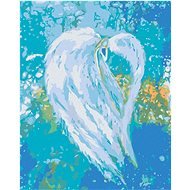 Maľovanie podľa čísel – Anjeli od Lenky – Freedom angel, 80 × 100 cm, napnuté plátno na rám - Maľovanie podľa čísel