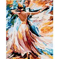 Painting by Numbers - Dancing in Colours, 80x100 cm, canvas on frame - Painting by Numbers