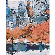 Painting by Numbers - Park in New York, 40x50 cm, stretched canvas on frame - Painting by Numbers