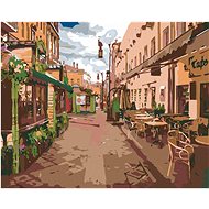 Painting by Numbers - Empty Town, 50x40 cm, stretched canvas on frame - Painting by Numbers