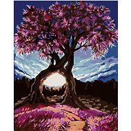 Painting by Numbers - Romantic Trees, 80x100 cm, without frame and without switching off the canvas - Painting by Numbers