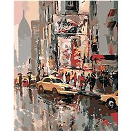 Painting by Numbers - American Taxi, 40x50 cm, stretched canvas on frame - Painting by Numbers