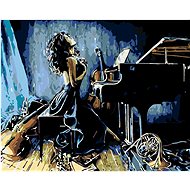 Painting by Numbers - Artist, 50x40 cm, stretched canvas on frame - Painting by Numbers