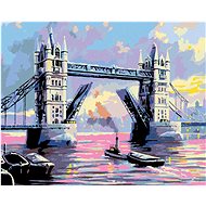 Painting by Numbers - Tower Bridge London, 50x40 cm, off canvas on frame - Painting by Numbers