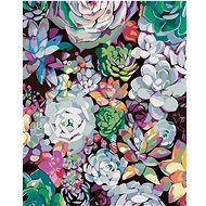 Painting by Numbers - Flower picture, 40x50 cm, canvas on frame - Painting by Numbers