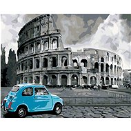 Painting by Numbers - Colosseum, 50x40 cm, without frame and without turning off the canvas - Painting by Numbers