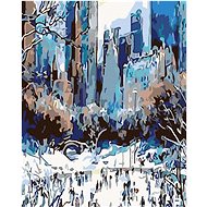 Painting by Numbers - Skating in New York, 40x50 cm, stretched canvas on frame - Painting by Numbers