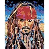 Maľovanie podľa čísel – Jack Sparrow I, 80 × 100 cm, napnuté plátno na rám - Maľovanie podľa čísel