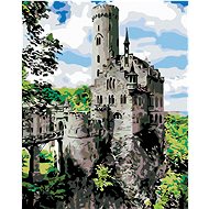 Painting by Numbers - Knight's Castle, 80x100 cm, stretched canvas on frame - Painting by Numbers