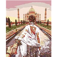 Painting by Numbers - Before the Palace, 40x50 cm, stretched canvas on frame - Painting by Numbers