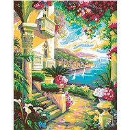 Painting by Numbers - Blooming Sea, 40x50 cm, stretched canvas on frame - Painting by Numbers
