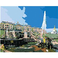 Painting by Numbers - Fountain in front of the Congress, 100x80 cm, stretched canvas on frame - Painting by Numbers