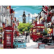 Painting by Numbers - Noon in London, 50x40 cm, unframed and unframed - Painting by Numbers