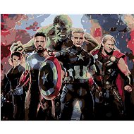 Painting by numbers - Avengers Endgame, 100x80 cm, off canvas on frame - Painting by Numbers