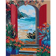 Painting by Numbers - From the Garden to the Beach, 40x50 cm, stretched canvas on frame - Painting by Numbers