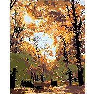 Painting by Numbers - Autumn Trees, 40x50 cm, stretched canvas on frame - Painting by Numbers