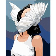 Painting by Numbers - Woman with Wings, 40x50 cm, stretched canvas on frame - Painting by Numbers