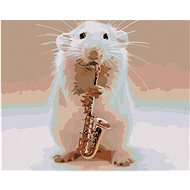 Painting by Numbers - Golden Hamster, 50x40 cm, stretched canvas on frame - Painting by Numbers