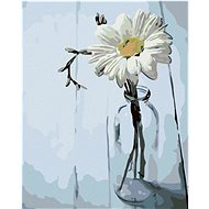 Painting by Numbers - Daisy in a Bottle, 40x50 cm, stretched canvas on frame - Painting by Numbers