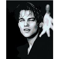 Malen nach Zahlen - Leonardo DiCaprio, 40x50 cm, ohne Rahmen und ohne gespannte Leinwand - Malen nach Zahlen