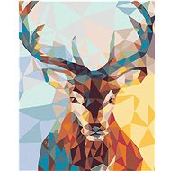 Painting by Numbers - Deer, 80x100cm Stretched Canvas on Frame - Painting by Numbers