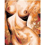 Painting by Numbers - Naked Body, 40x50 cm, without frame and without turning off the canvas - Painting by Numbers
