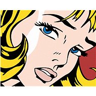 Painting by Numbers - Girl, 50x40 cm, stretched canvas on frame - Painting by Numbers
